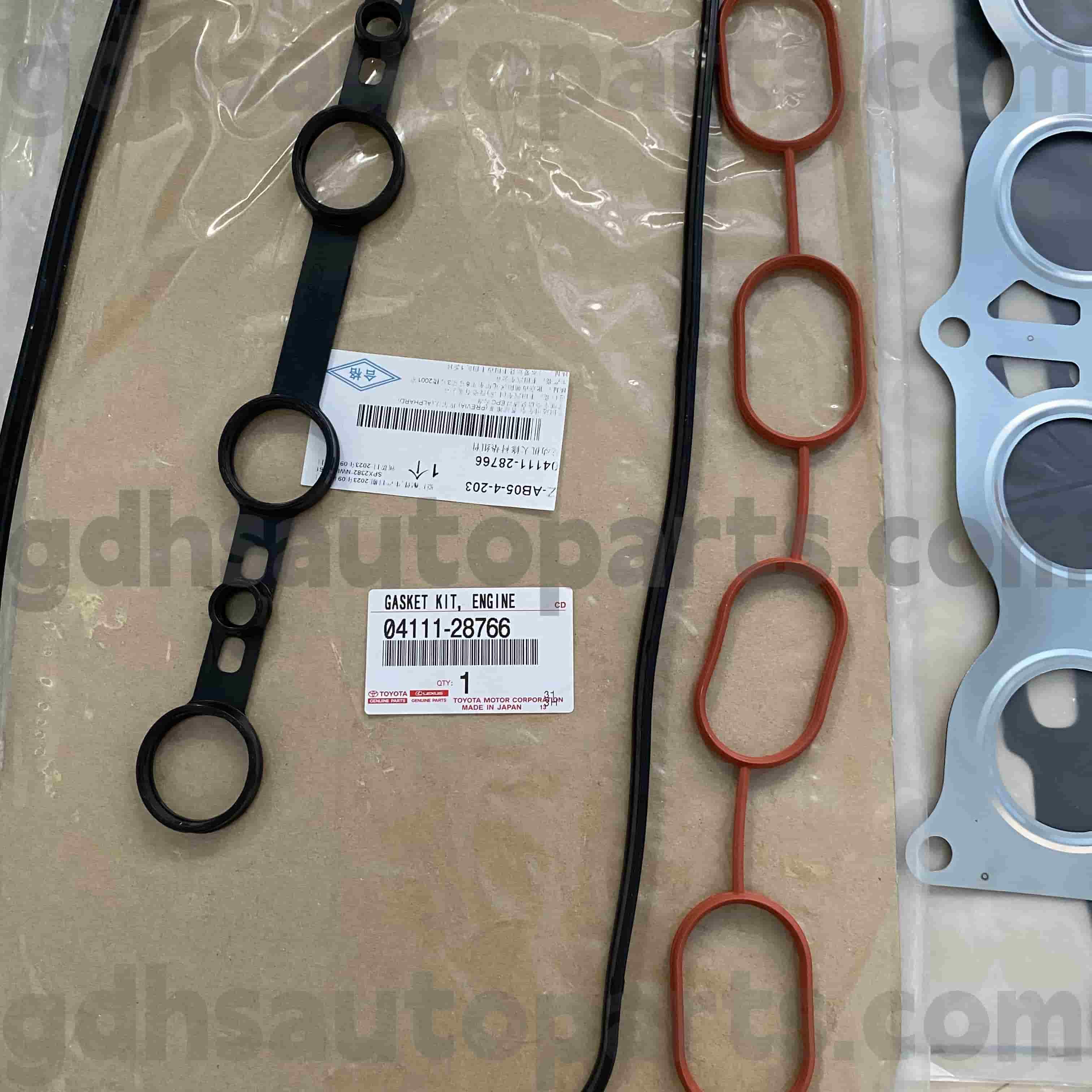 04111-28766 Kit de révision de moteur de pièces authentiques Toyota pour Pièces pour Previa, Estima, Alphard