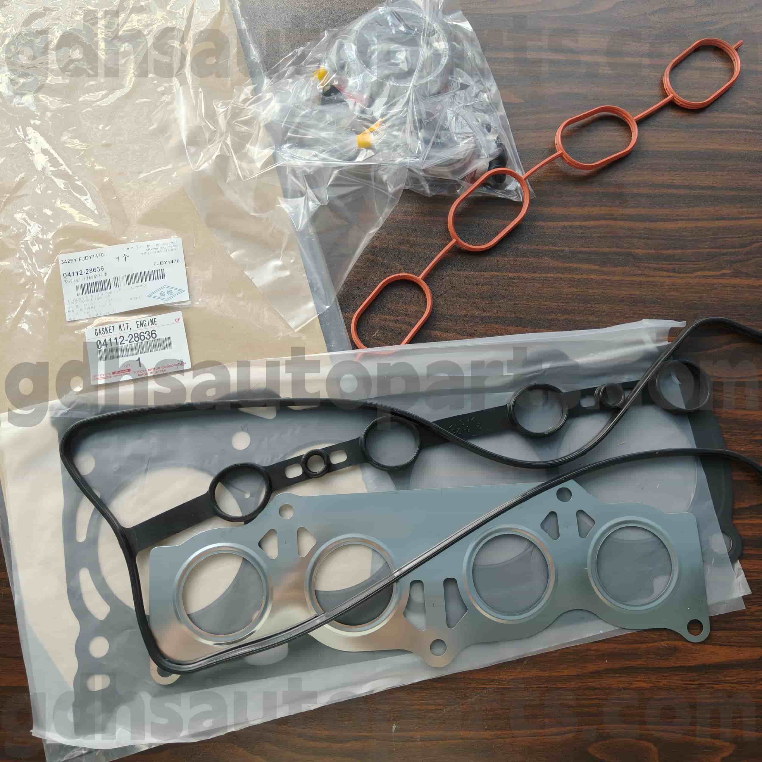 04112-28636 Kit de mise au point de moteur de pièces authentiques Toyota pour previa / tarago, estime, Alphard