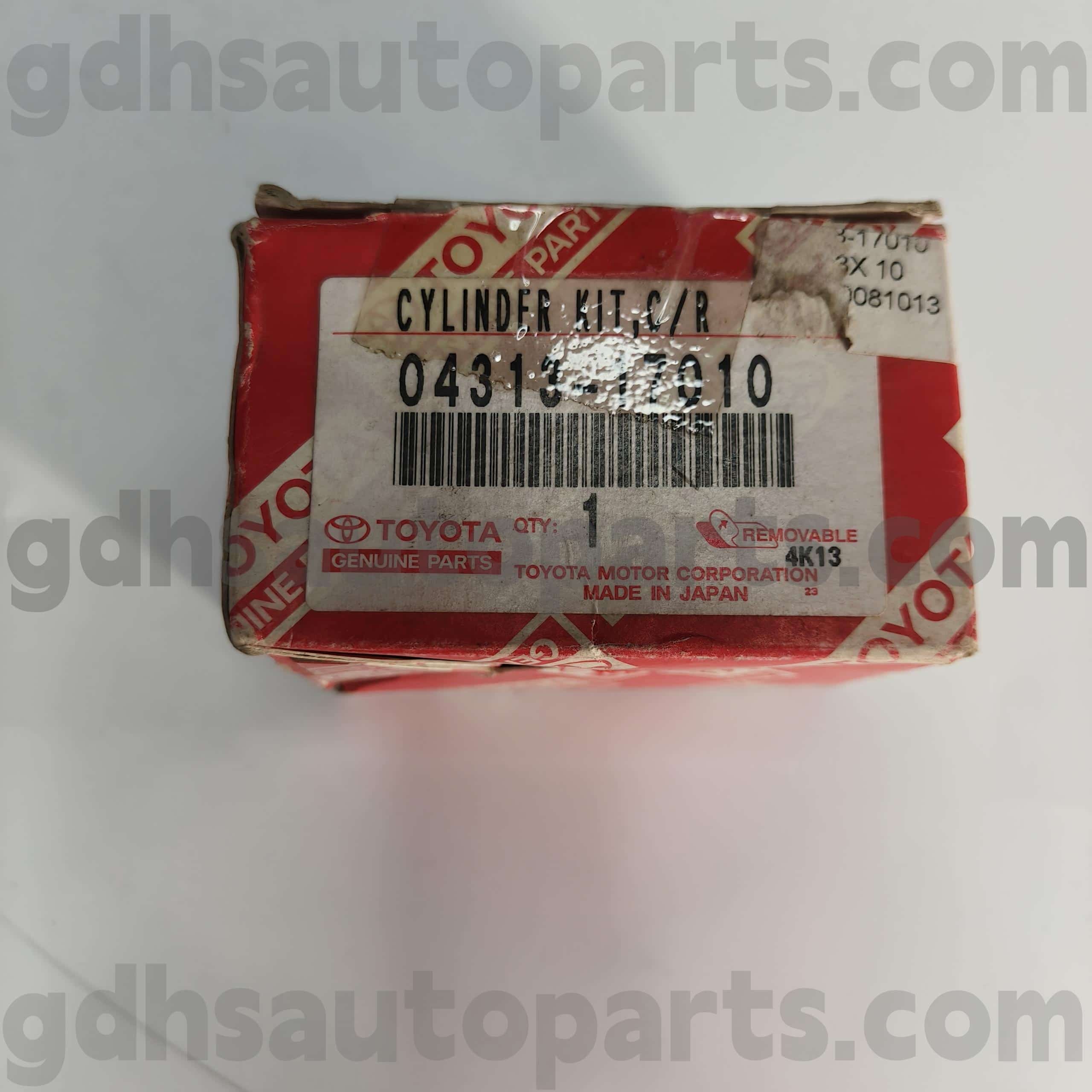 04313-17010 Toyota Pièces authentiques Kit de réparation du cylindre d'esclave d'embrayage pour Camry (NAP) Châssis no. Cde120