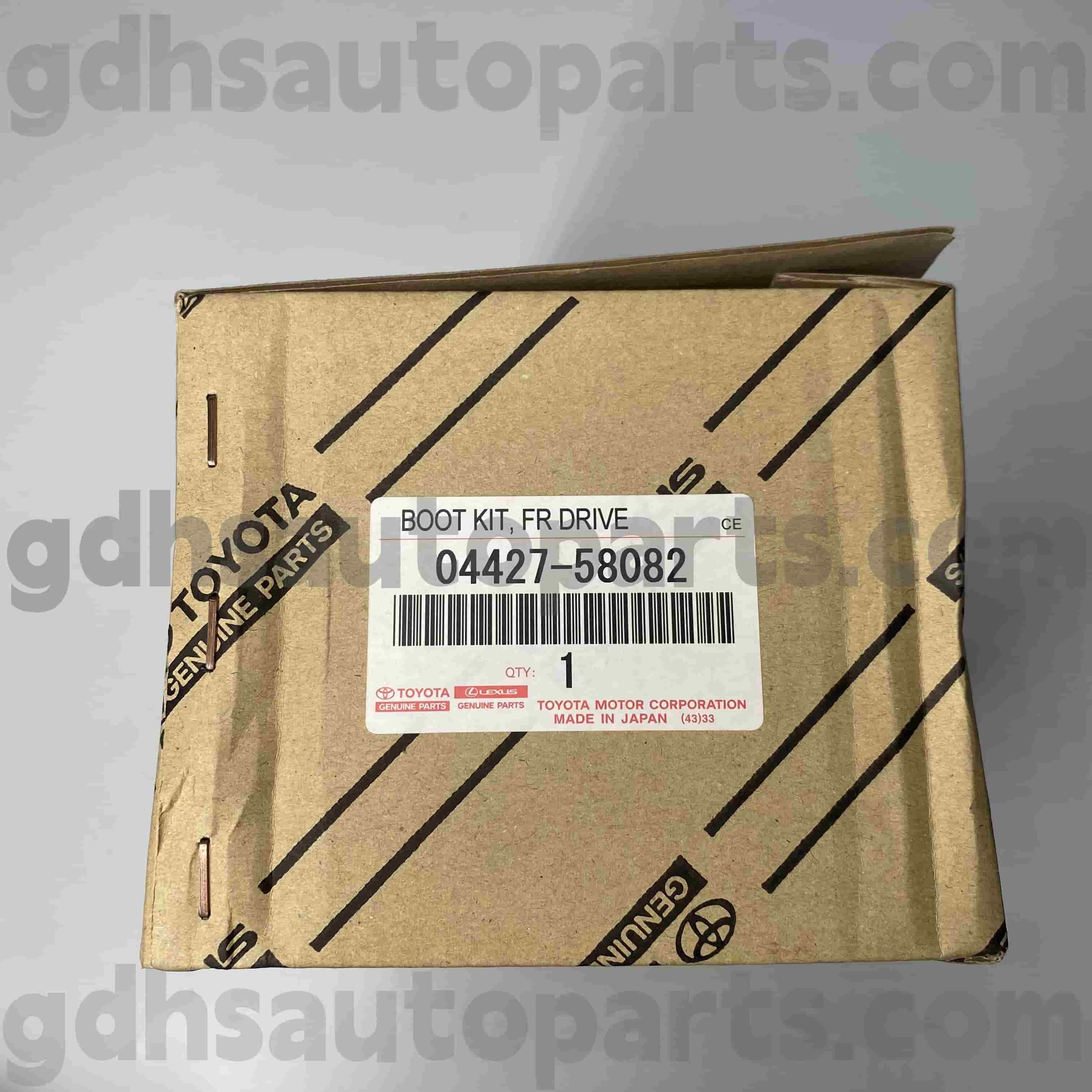 04427-58082 Toyota Pièces authentiques Boot CV côté passager avant pour le châssis Alphard NO. GGH30