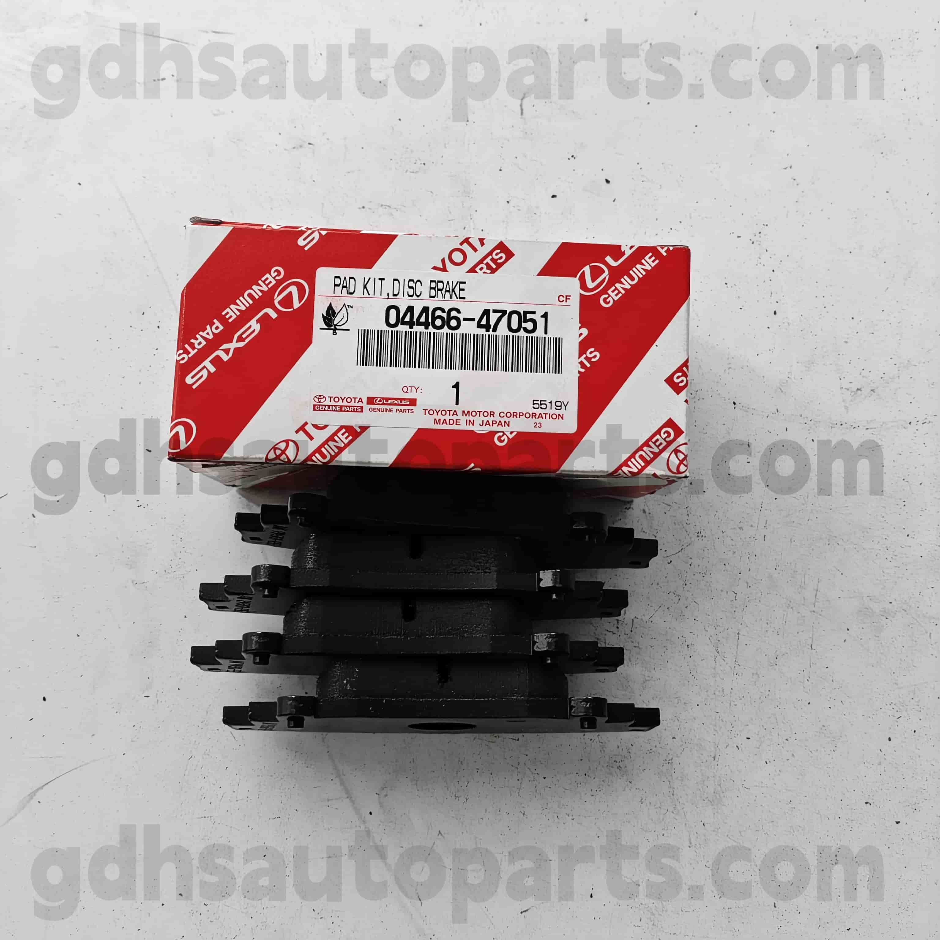 04466-60140 Toyota Pièces de frein arrière authentiques pour Land Cruiser Prado 、 Fortuner 、 Châssis Hilux no. Grj150
