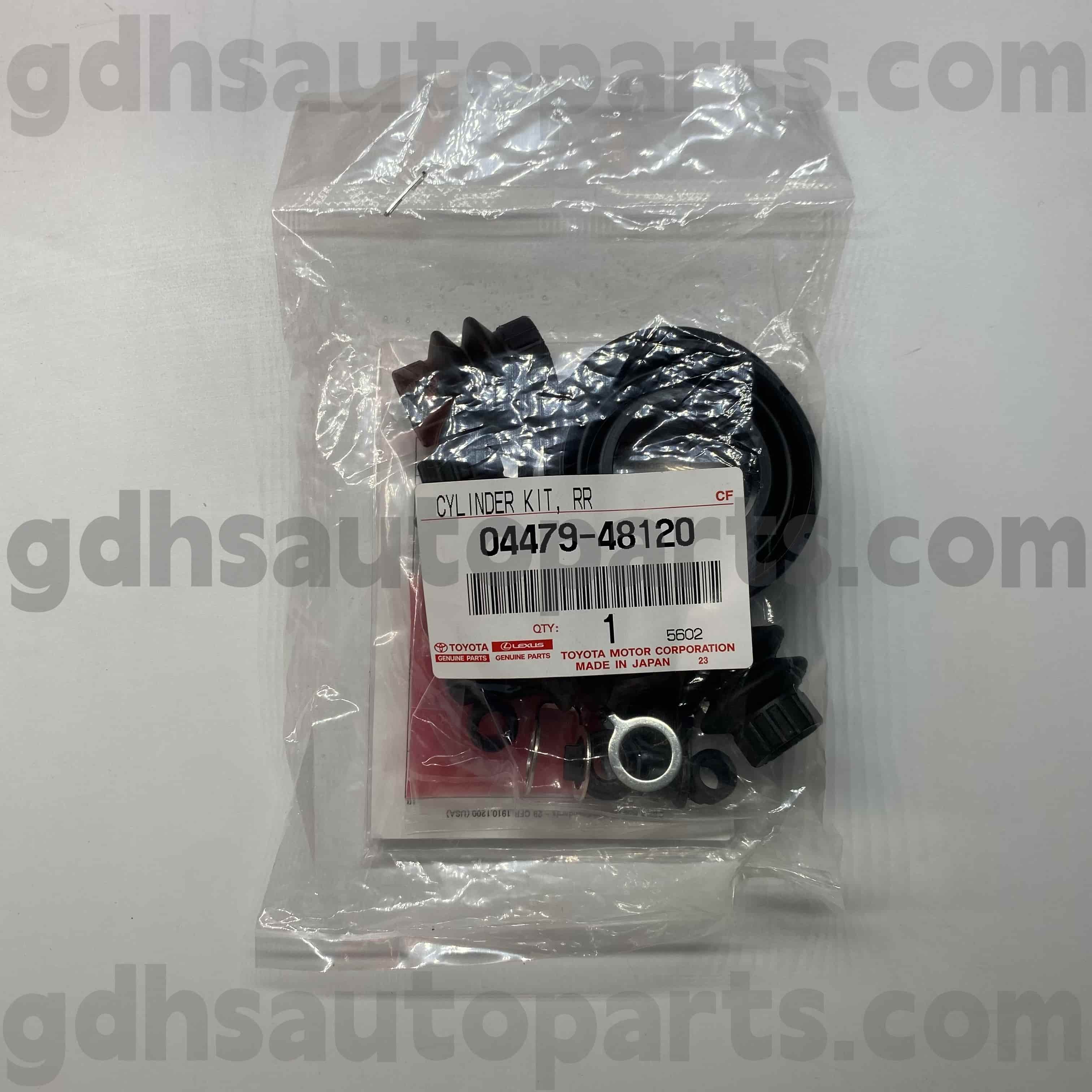 04479-48120 Toyota Pièces authentiques Kit de réparation du cylindre de frein arrière pour châssis Highlander (JPP) no. GSU4Z