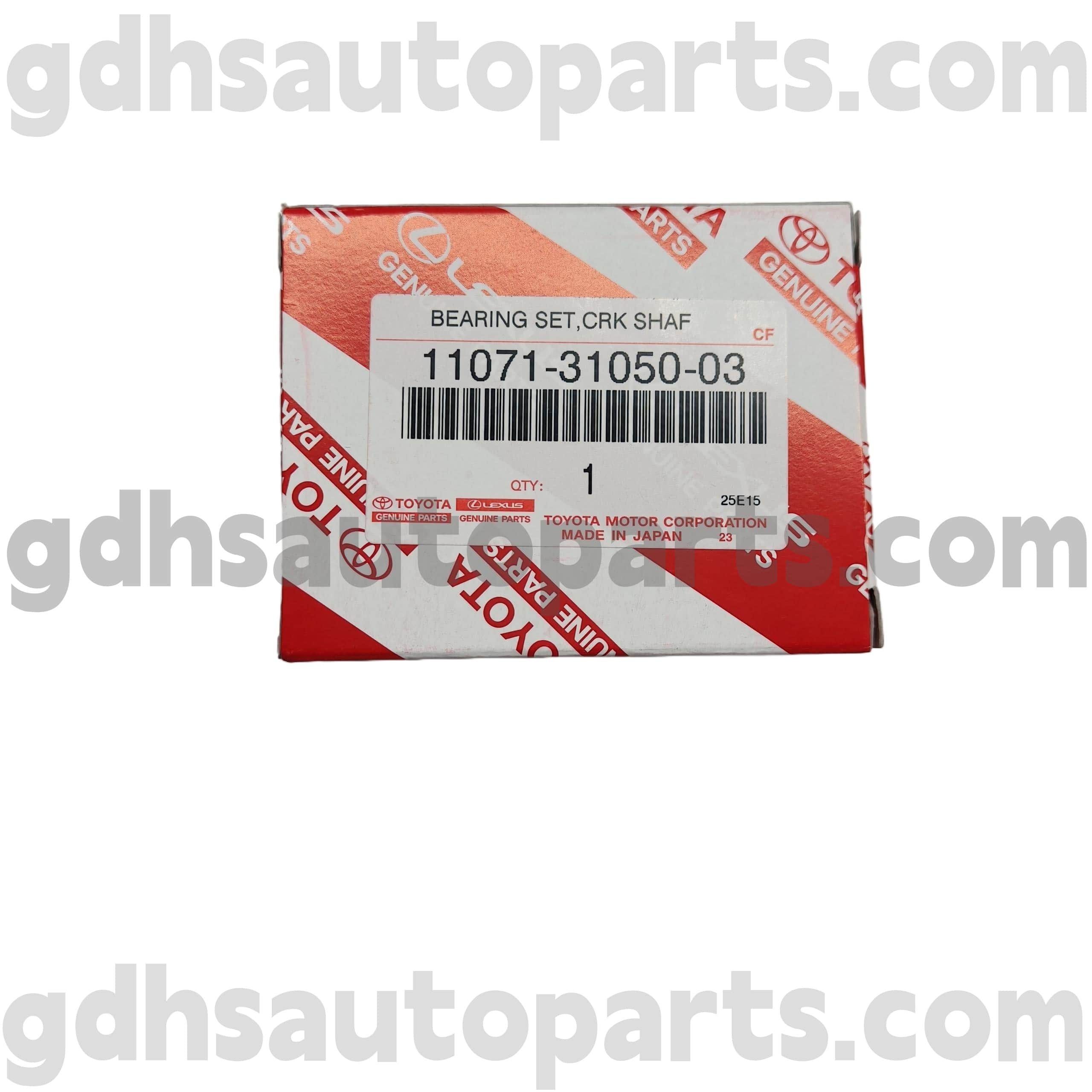 11071-31050-03 Toyota Pièces authentiques portant le vilebrequin pour Tacoma, Land Cruiser Prado Châssis no. Grj150