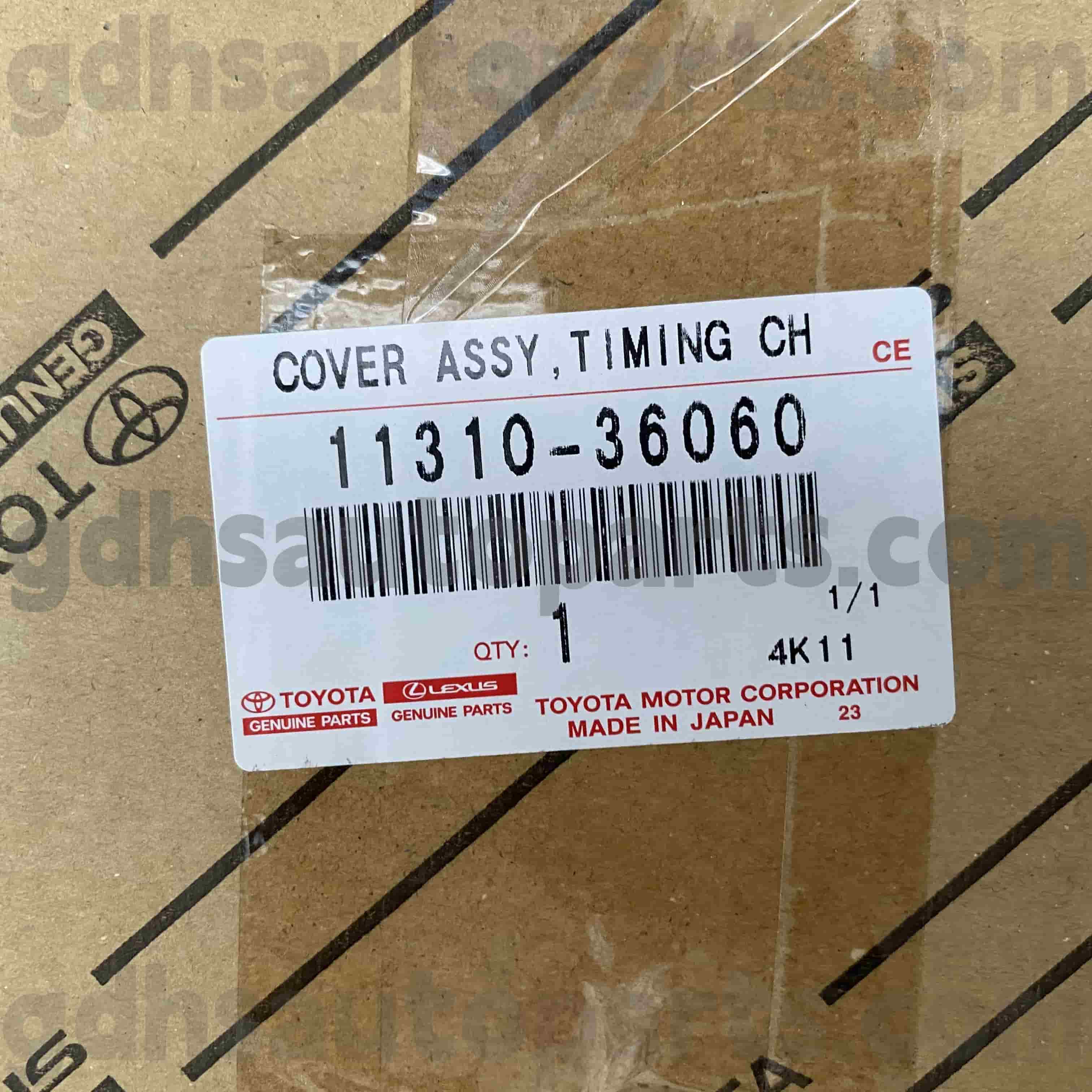 11310-36060 Couvercle de distribution de pièces d'origine Toyota pour HARRIER, châssis LEXUS NX SERIES NO.8ARFTS..AGL2#