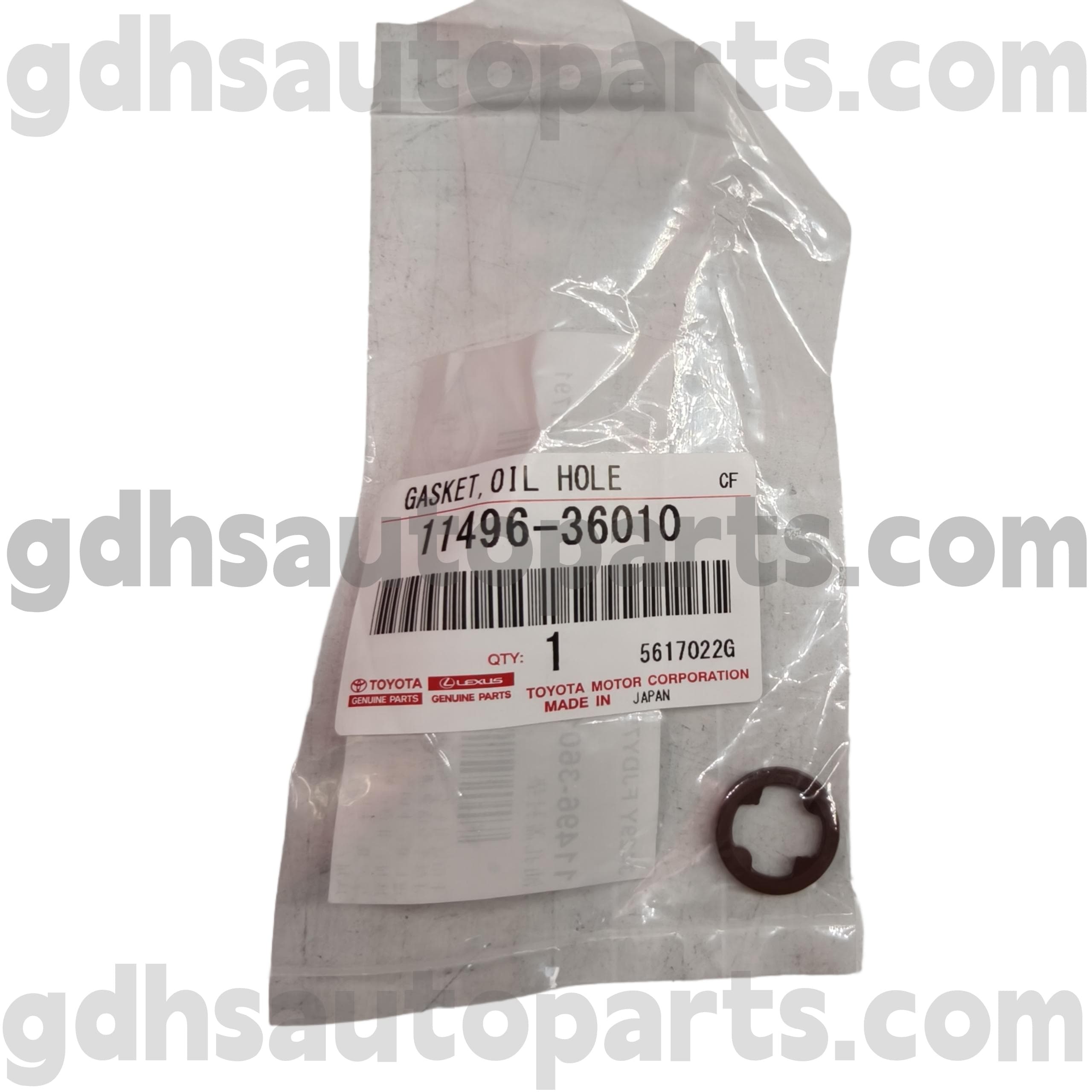 11496-36010 Joint de couvercle de distribution de pièces d'origine Toyota pour CAMRY, RAV4, châssis ALPHARD NO.3URFE URJ201