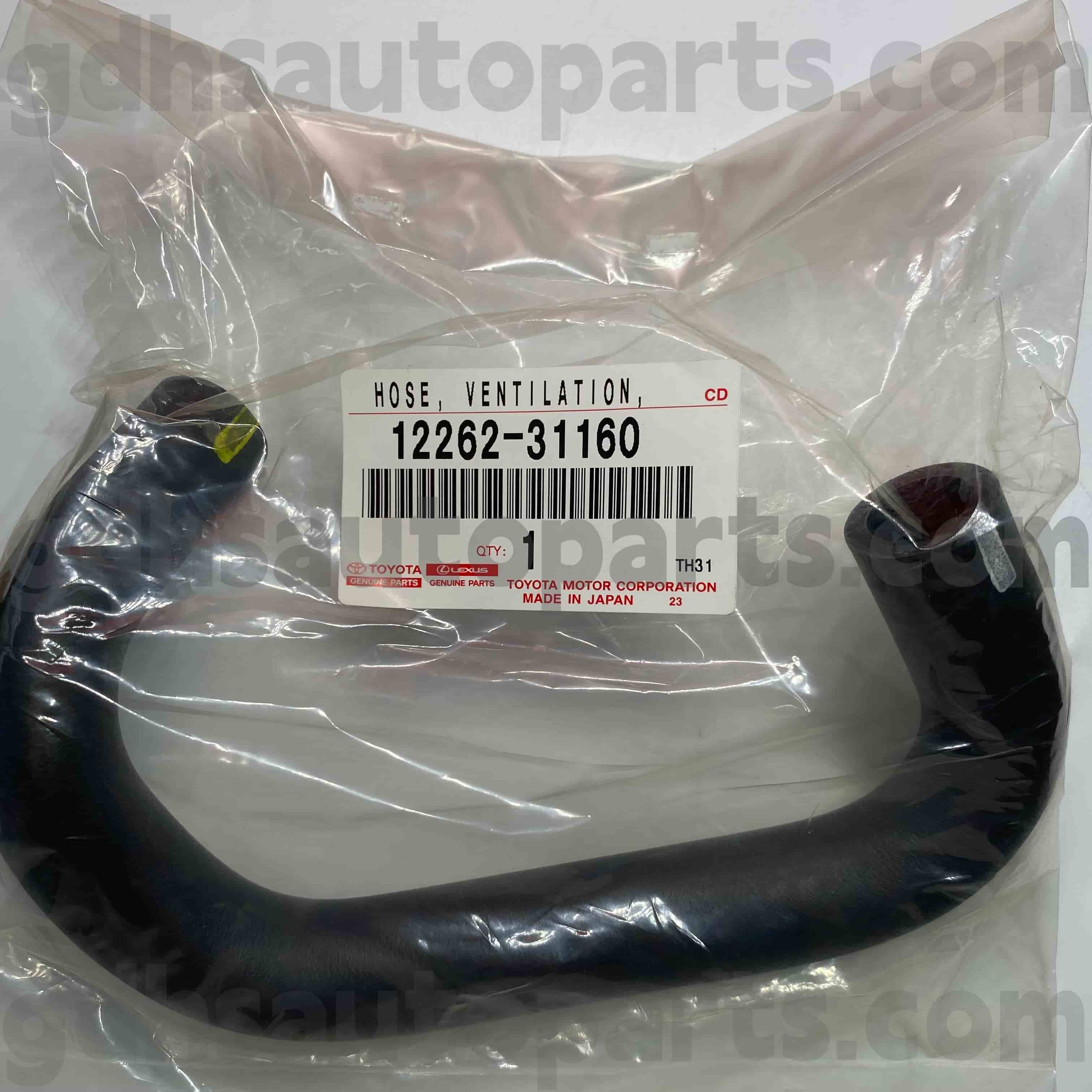 12262-31160 Tuyau d'échappement de pièces d'origine Toyota pour châssis LAND CRUISER NO.GRJ200