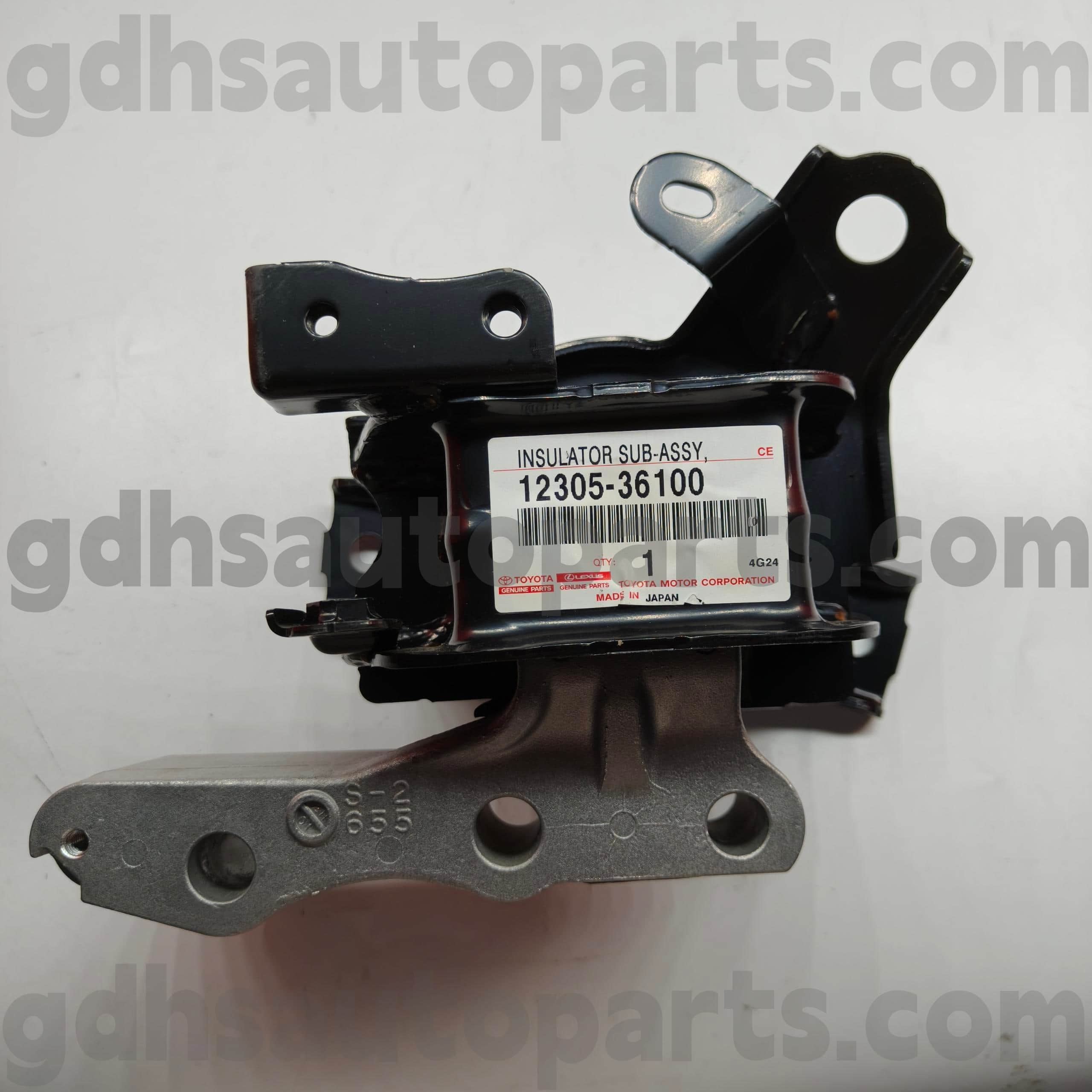 12305-36100 Support de moteur droit de pièces d'origine Toyota pour châssis LEXUS RX450H/350200T NO.8ARFTS..AGL2#