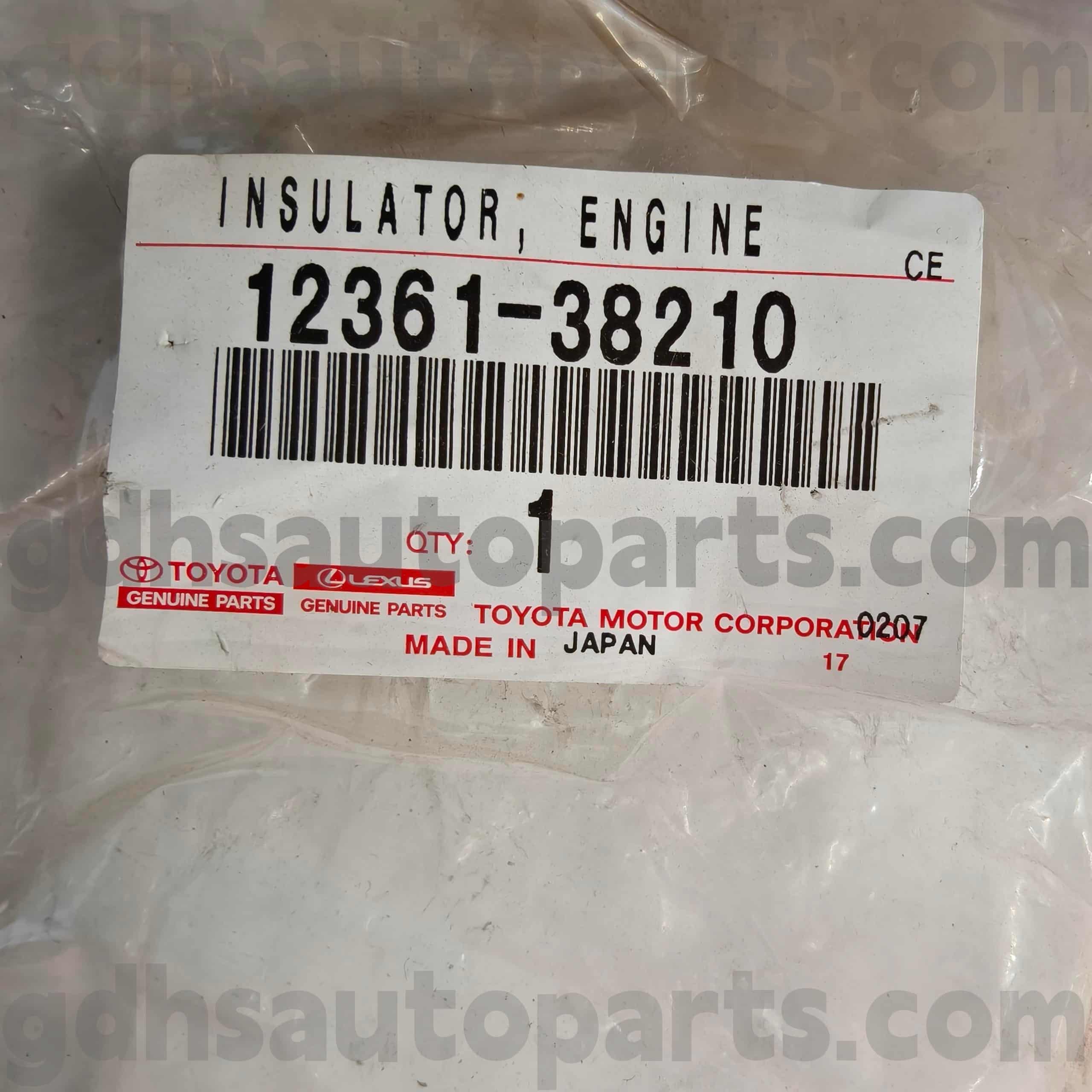 12361-38210 bâti de moteur avant de pièces d'origine Toyota pour châssis LEXUS LS460/460L NO.1URFSE USF45 46