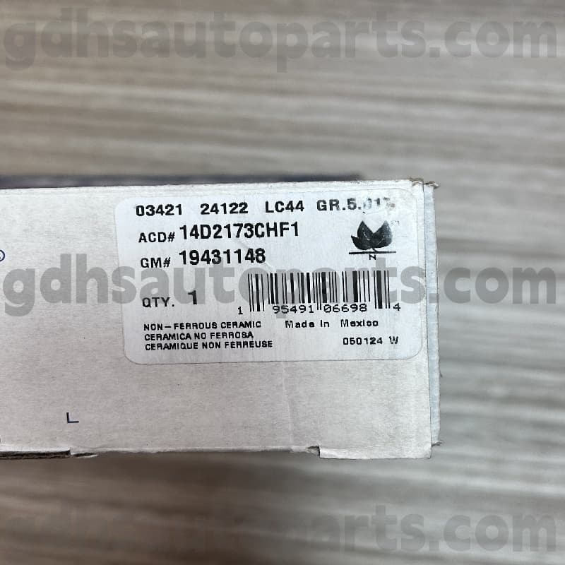14D2173CHF1 ACDELCO Brake Post pour Escalade OE no. 19431148