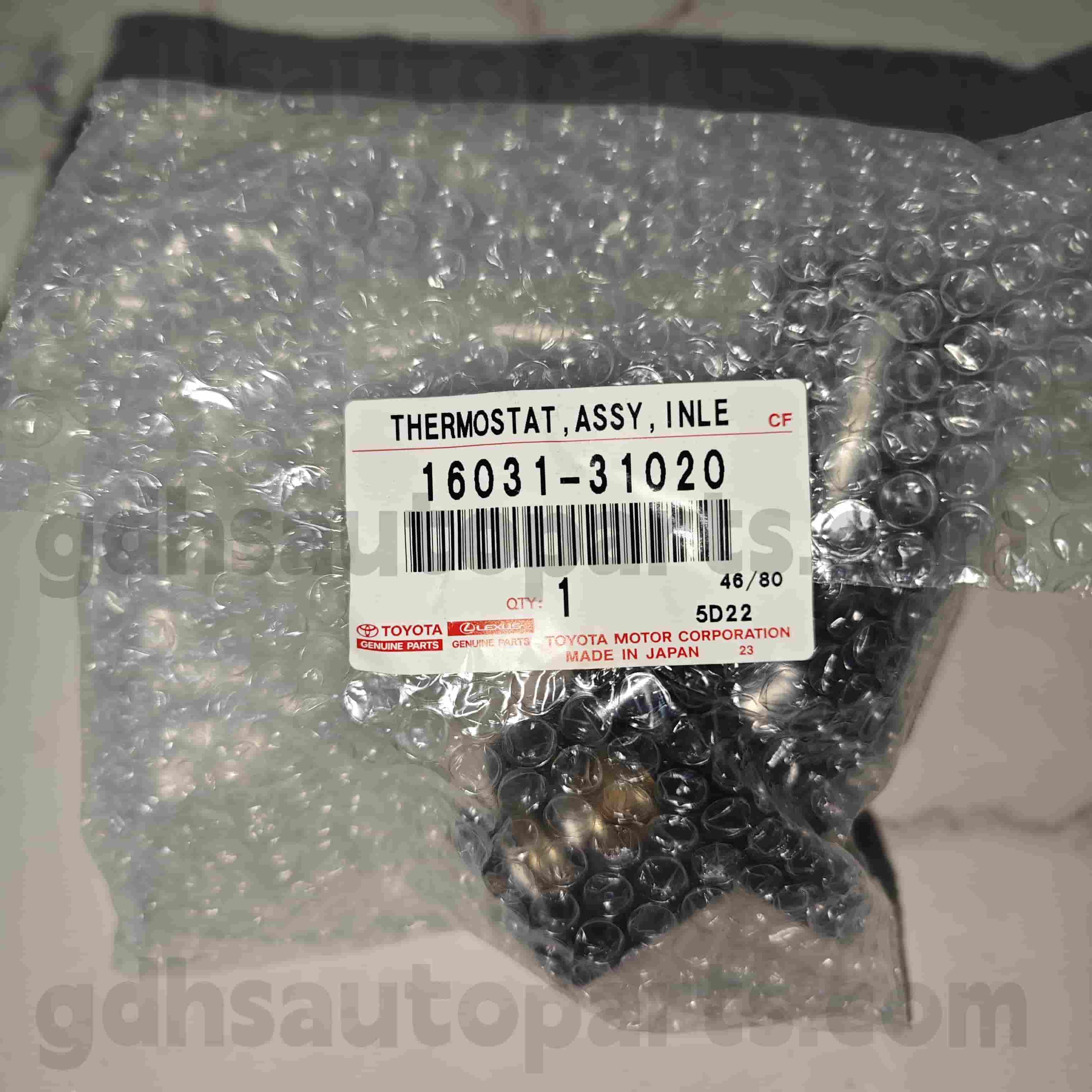 16031-31020 Toyota Pièces authentiques Thermostat pour Lexus GS30 / 35/43/460 、 Couronne / châssis hybride no. 3grfe..grs202