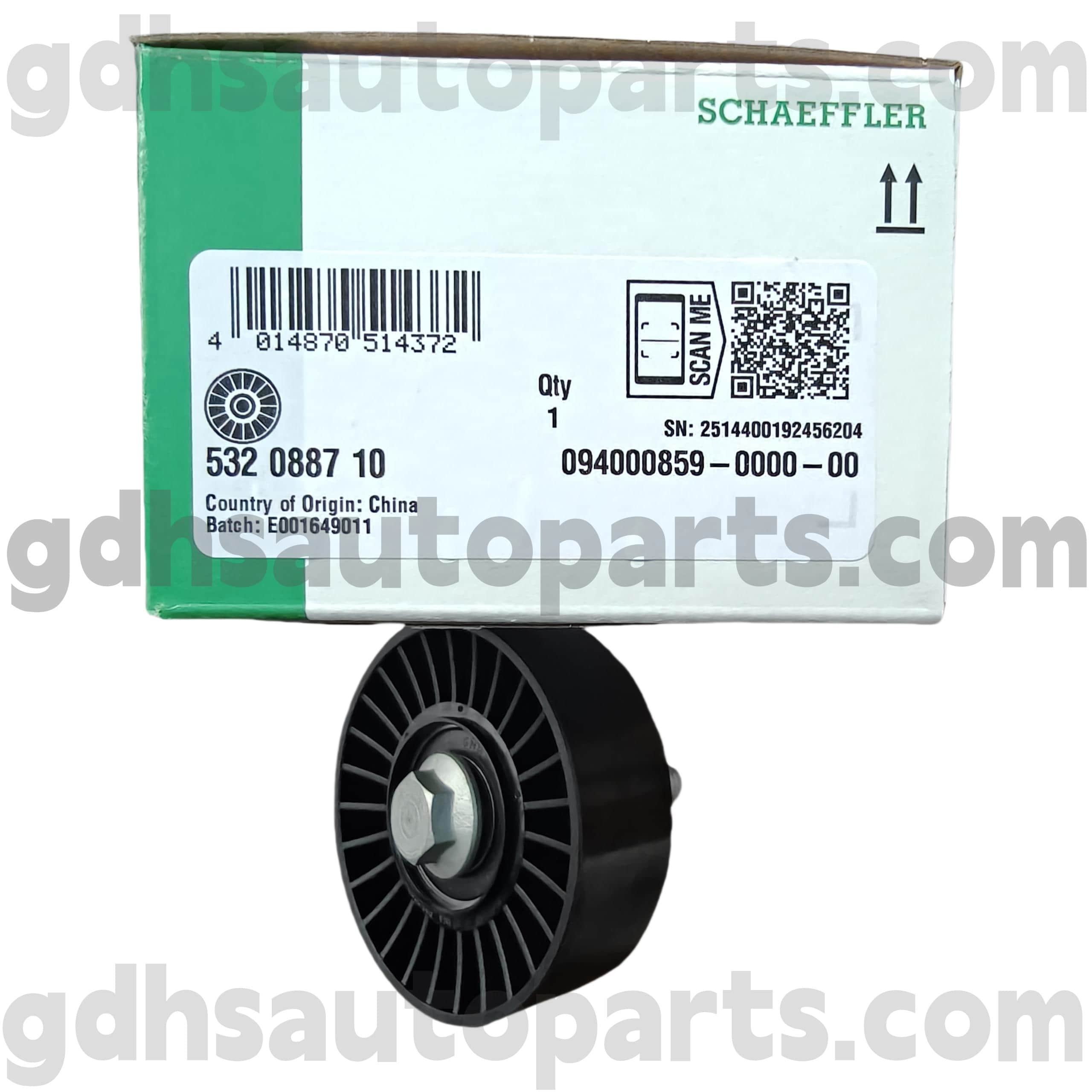 5320887100 SCHAEFFLER INA TIMING BELLE PULLEY POUR Range Rover Velar, New Range Rover Evoque, Range Rover Evoque OE No.LR071758