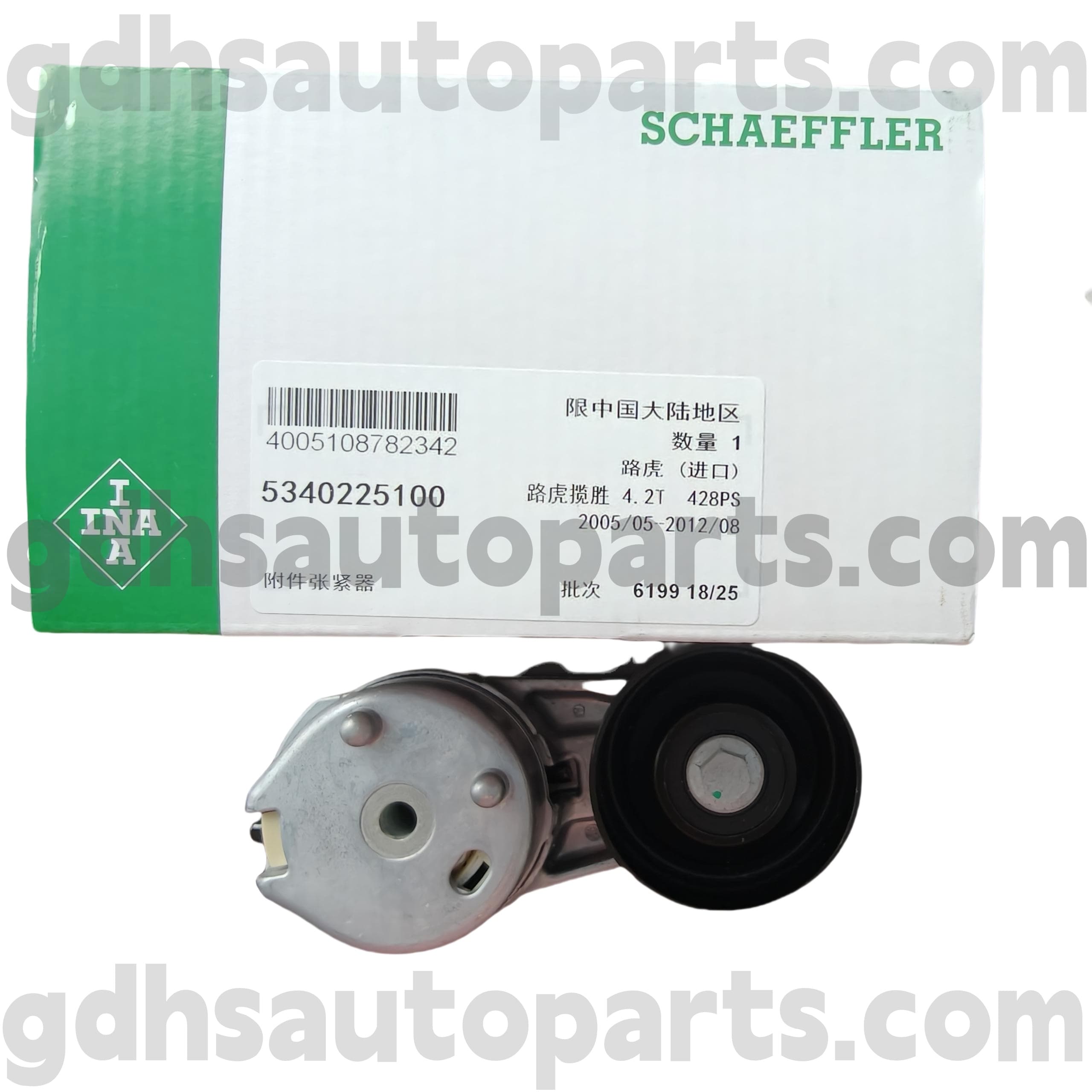 5340225100 SCHAEFFLER INA DRIVE BELTER TENANDER POUR RAND ROVER SPORT, Range Rover OE NO. PQG500030