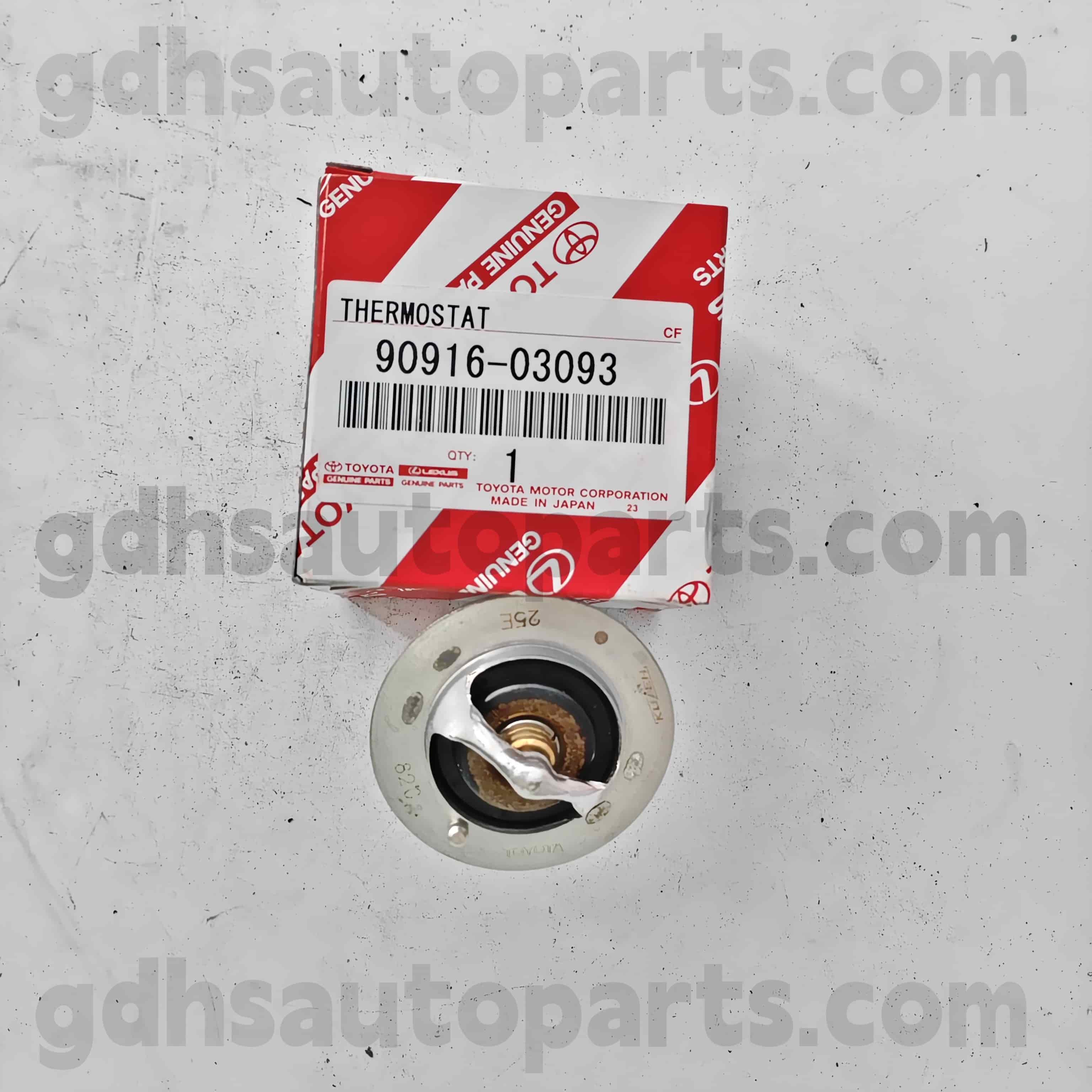 90916-03118 TOYOTA PARTIES GÉNÉRALES Thermostat pour Hilux 、 Land Cruiser Prado 、 FORTUNER 、 COOTER CHASSIS NO. 1kdftv..kdj120