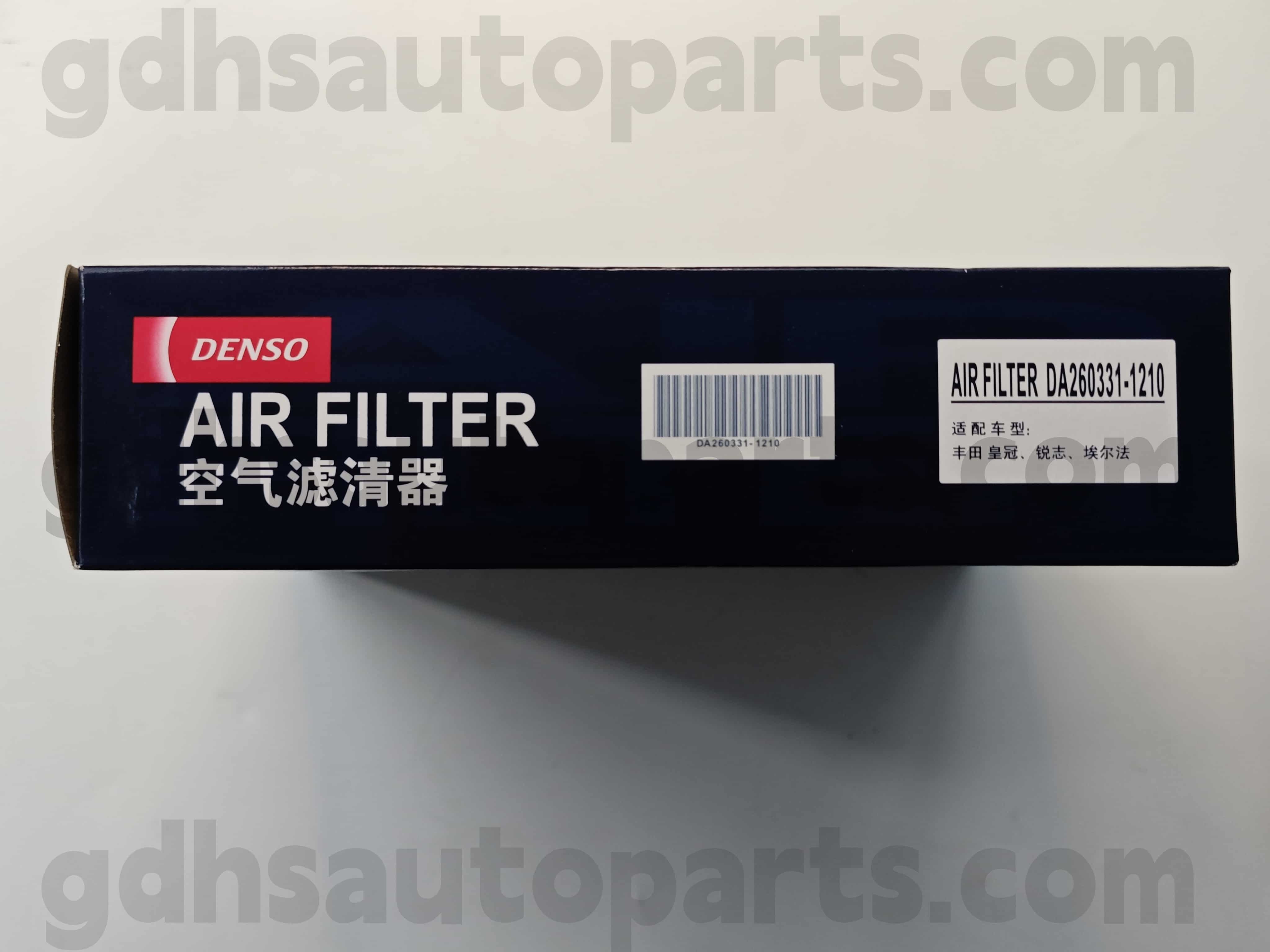 DA260331-1210 Toyota Pièces authentiques Filtre d'air OE NO. 17801-AZF16