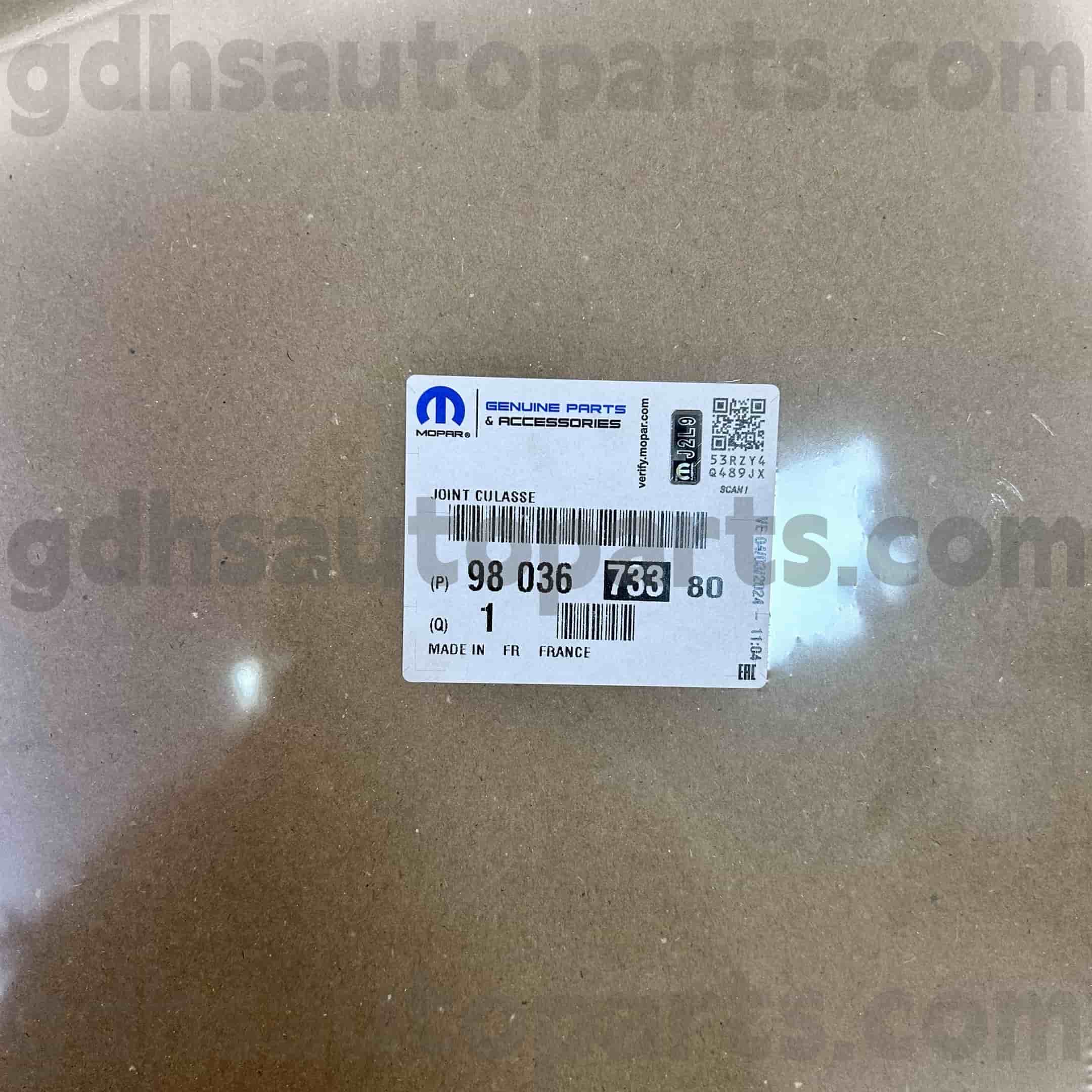 Joint de culasse Mopar pour Peugeot 607 5008 OE.NO 9803673380